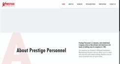 Desktop Screenshot of prestigepersonnel.co.za